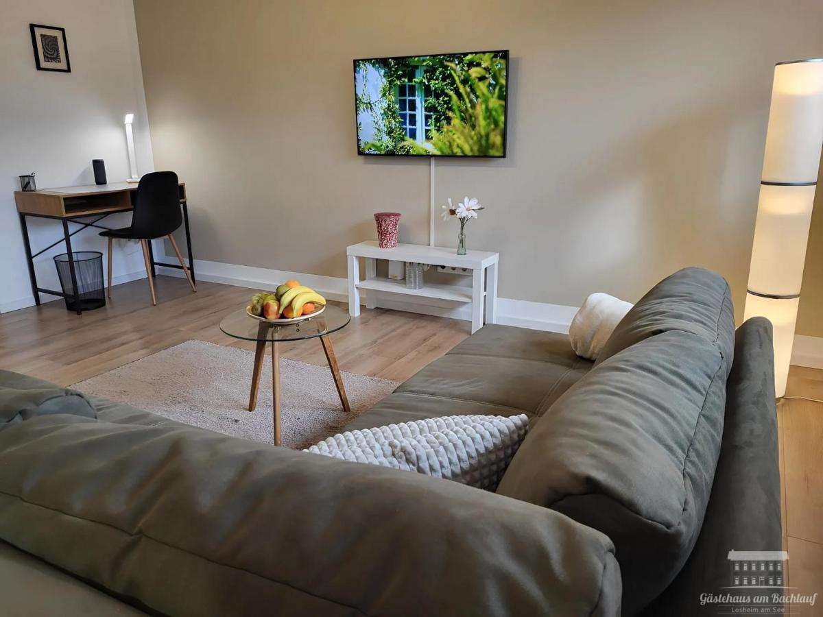 Komfort Ferienwohnungen Mit Wellness-Garten - Gaestehaus Am Bachlauf - Losheim Am See Extérieur photo