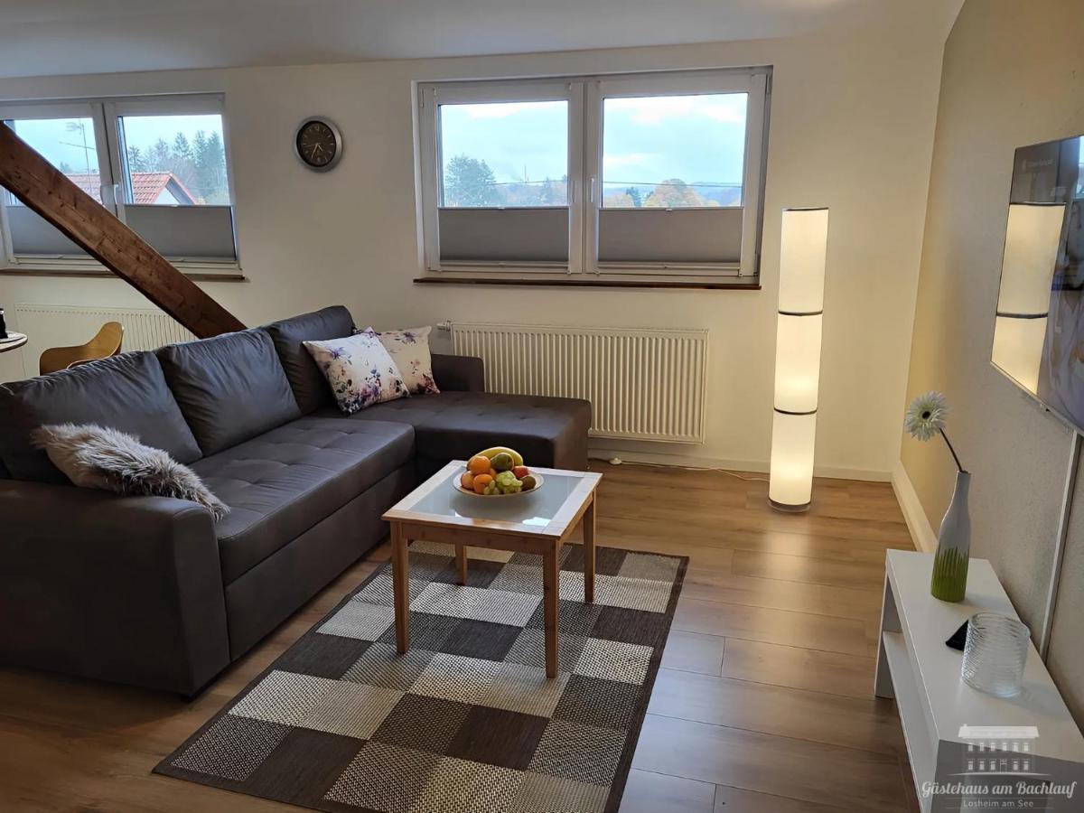 Komfort Ferienwohnungen Mit Wellness-Garten - Gaestehaus Am Bachlauf - Losheim Am See Extérieur photo