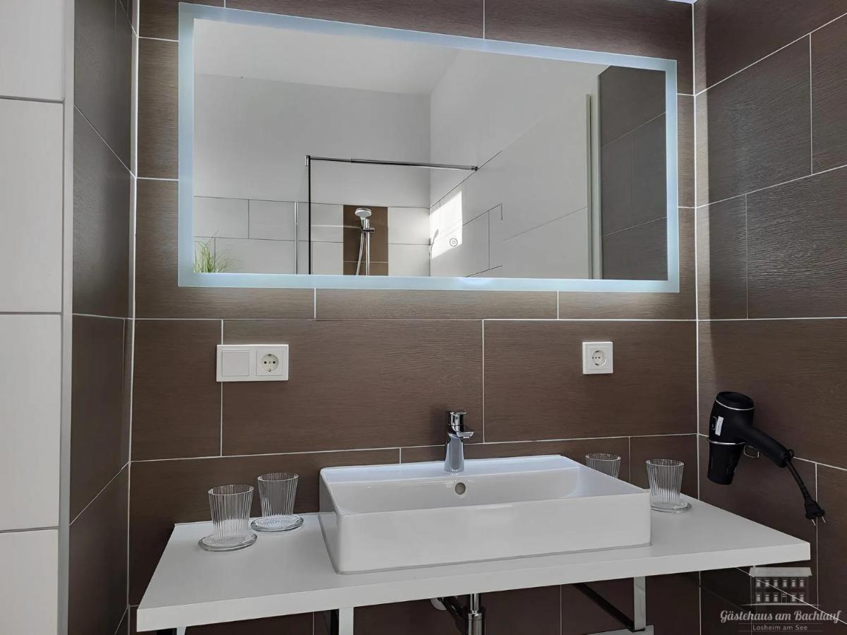 Komfort Ferienwohnungen Mit Wellness-Garten - Gaestehaus Am Bachlauf - Losheim Am See Extérieur photo